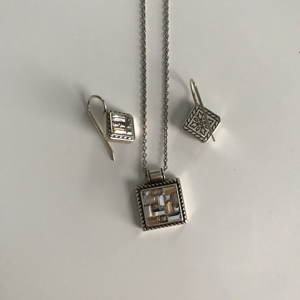 Brighton necklace and earrings. New w/o tags.